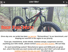 Tablet Screenshot of likinbikin.com
